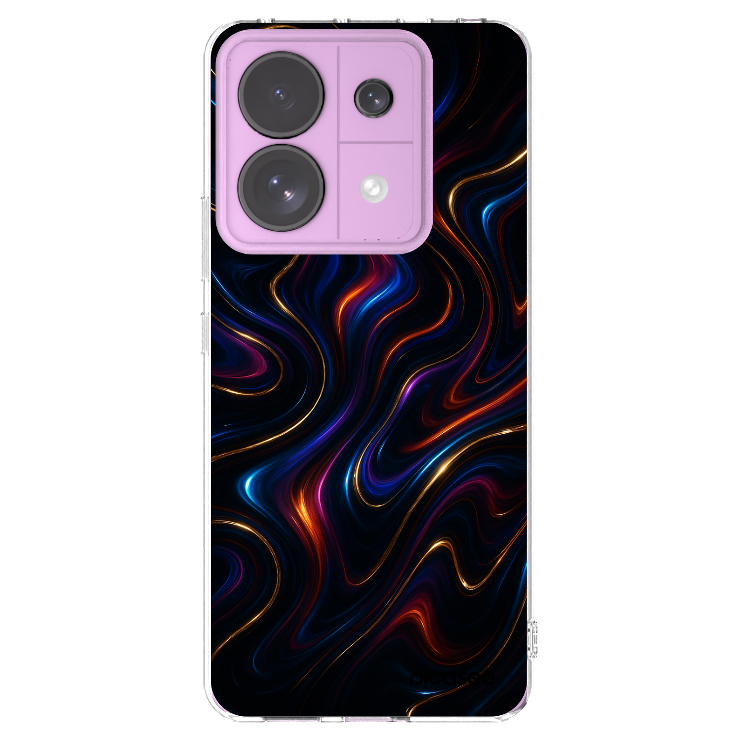 Picasee átlátszó szilikon tok az alábbi mobiltelefonokra Xiaomi Redmi Note 13 Pro 5G - Noir