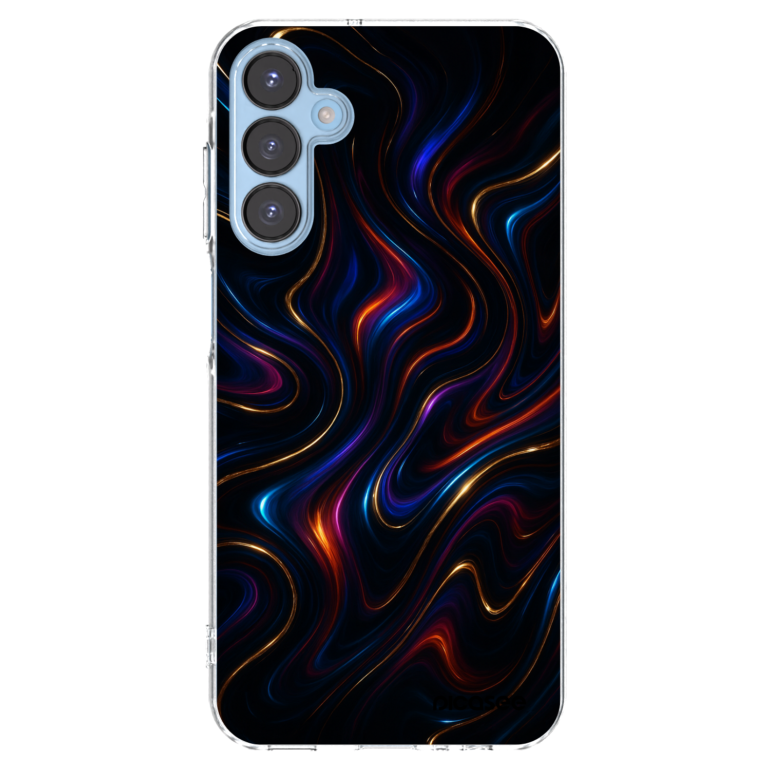 Picasee átlátszó szilikon tok az alábbi mobiltelefonokra Samsung Galaxy A15 A156B 5G - Noir