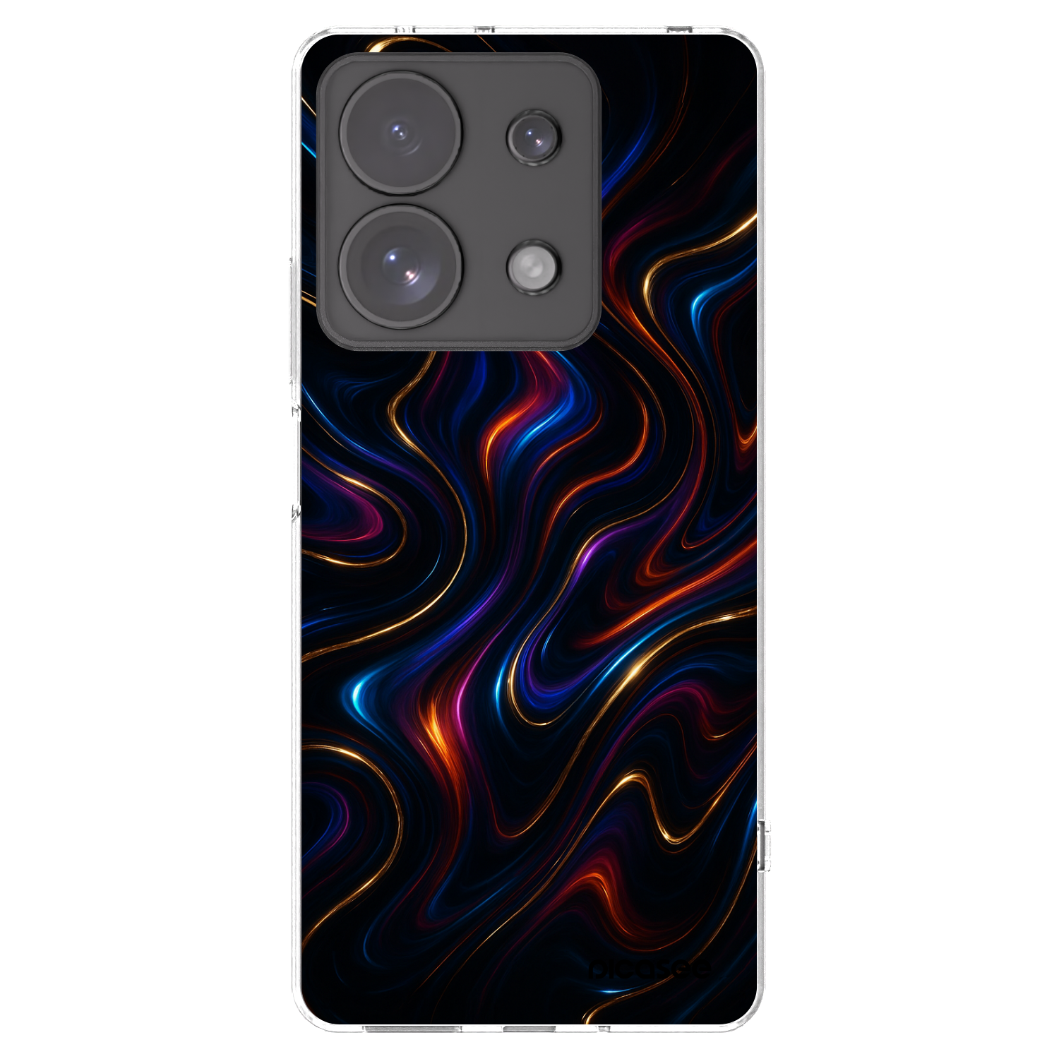 Picasee átlátszó szilikon tok az alábbi mobiltelefonokra Xiaomi Redmi Note 13 Pro 4G - Noir