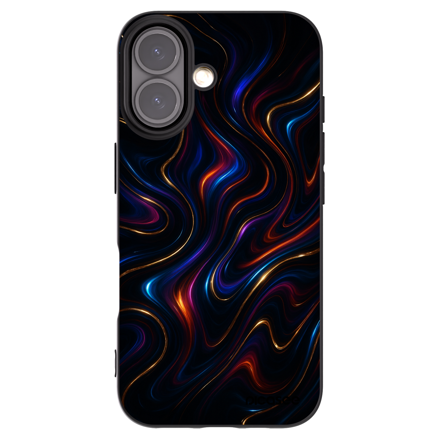 Picasee fekete szilikon tok az alábbi mobiltelefonokra Apple iPhone 16 - Noir
