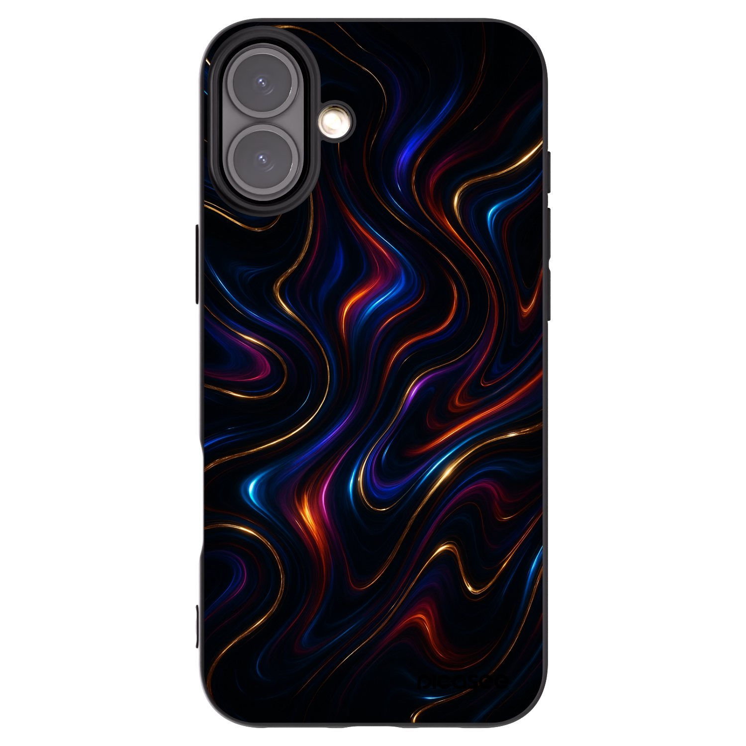 Picasee fekete szilikon tok az alábbi mobiltelefonokra Apple iPhone 16 Plus - Noir
