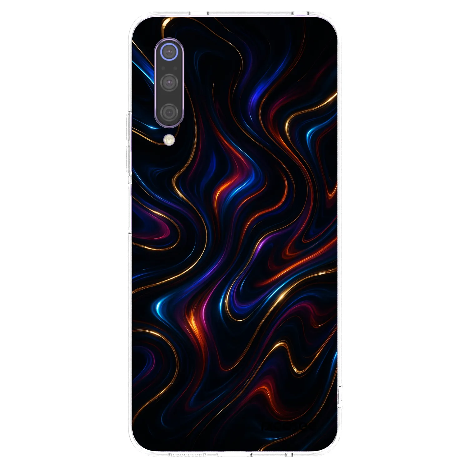 Picasee átlátszó szilikon tok az alábbi mobiltelefonokra Xiaomi Mi 9 - Noir