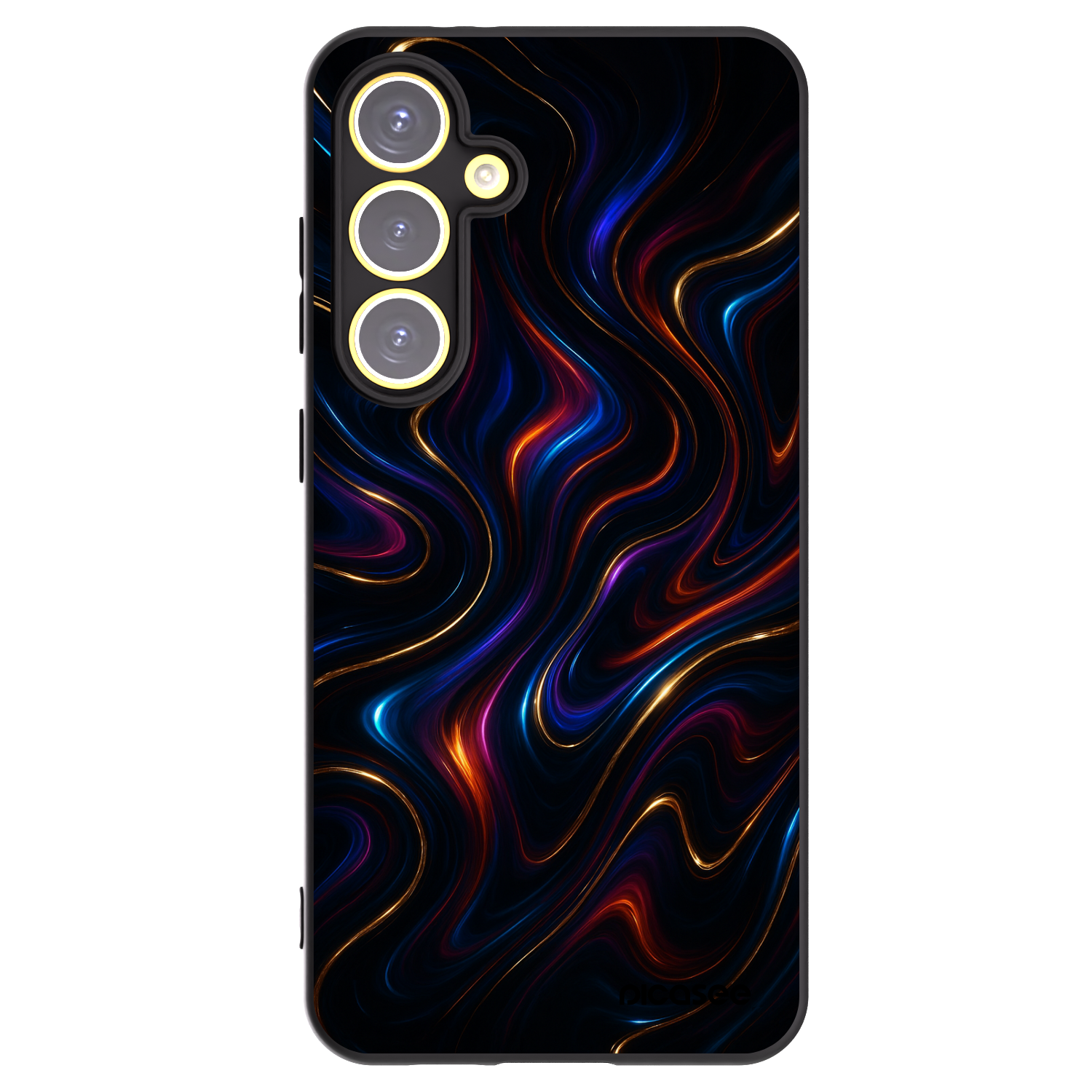 Picasee fekete szilikon tok az alábbi mobiltelefonokra Samsung Galaxy S24 FE S721B - Noir