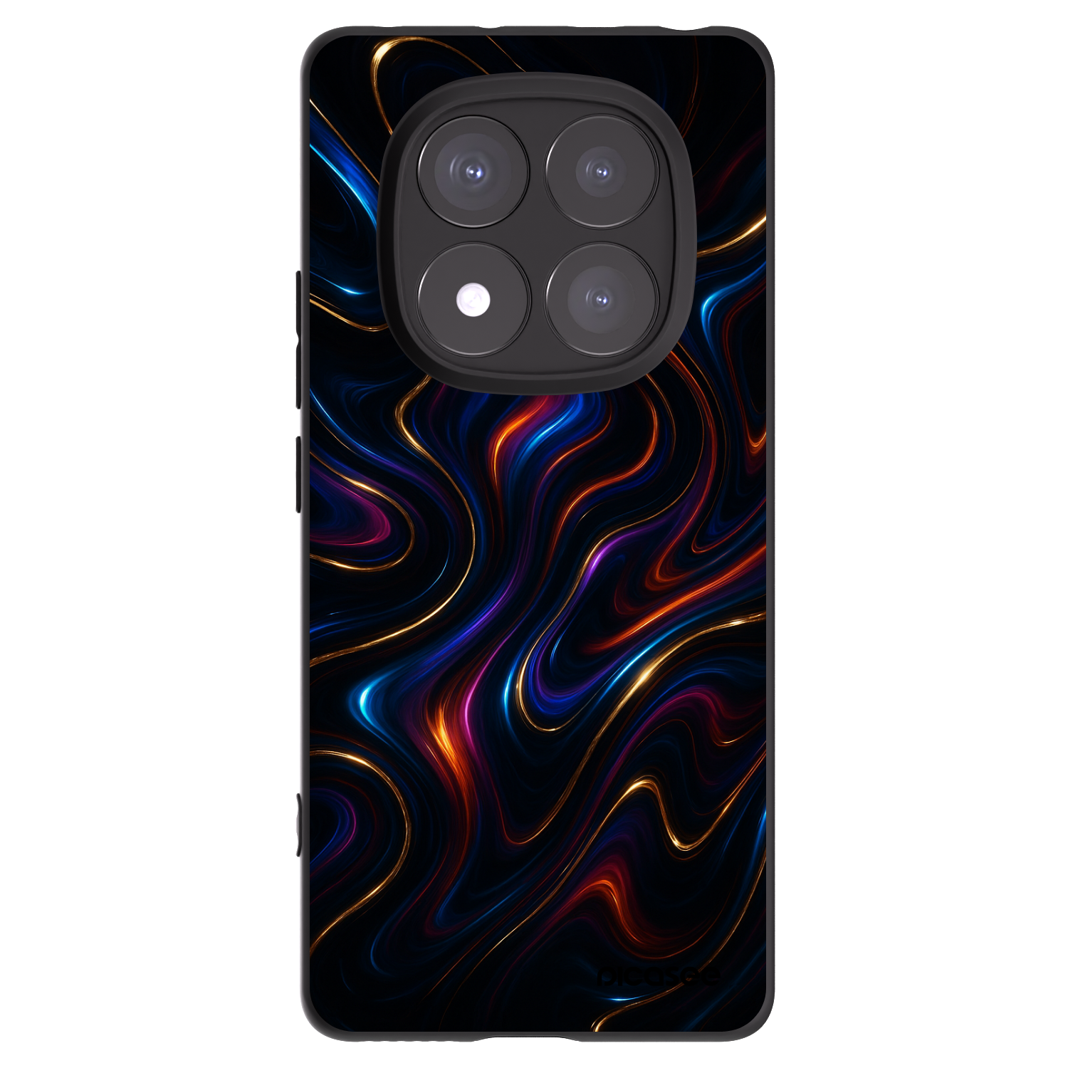 Picasee fekete szilikon tok az alábbi mobiltelefonokra Xiaomi Redmi Note 14 Pro+ 5G - Noir