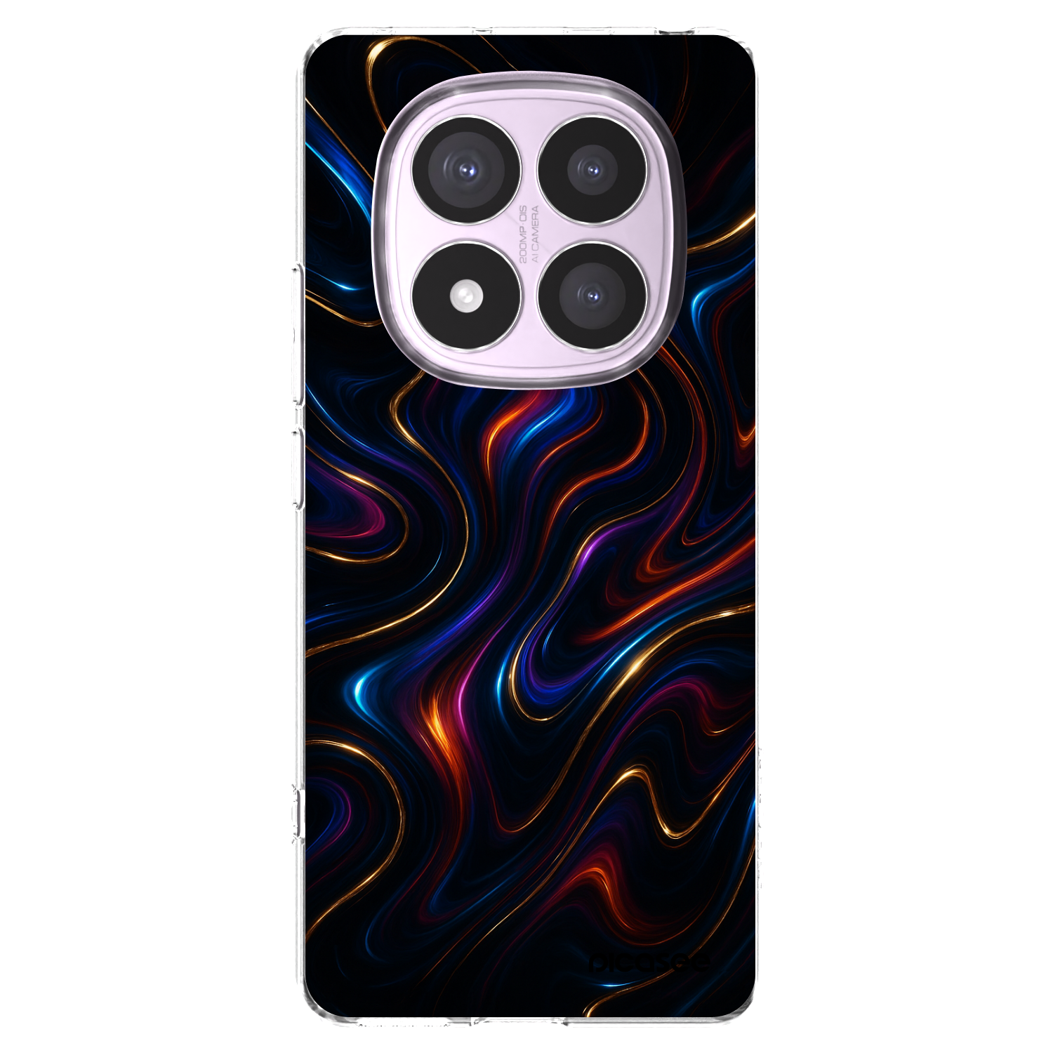 Picasee átlátszó szilikon tok az alábbi mobiltelefonokra Xiaomi Redmi Note 14 Pro 5G - Noir