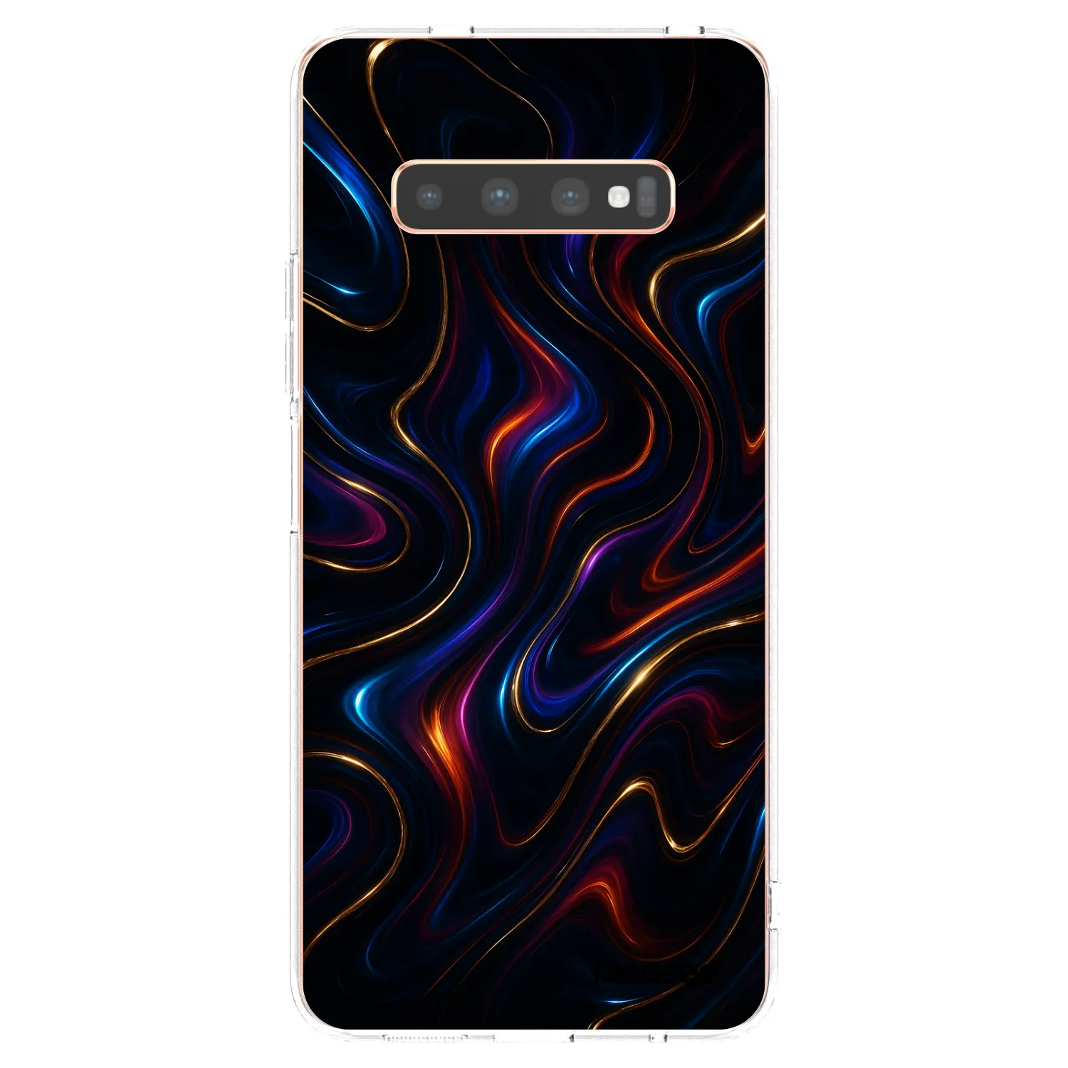 Picasee átlátszó szilikon tok az alábbi mobiltelefonokra Samsung Galaxy S10 Plus G975 - Noir