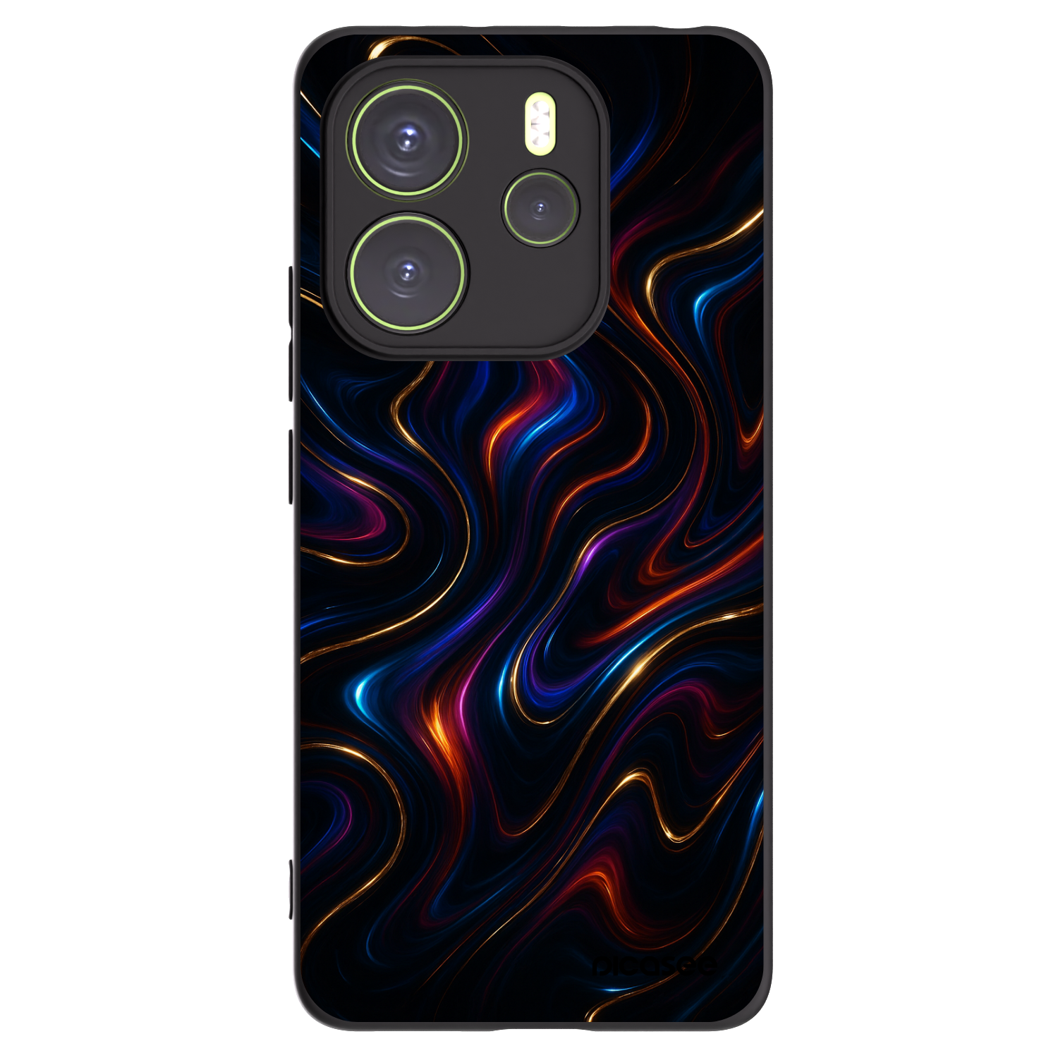 Picasee fekete szilikon tok az alábbi mobiltelefonokra Xiaomi Redmi Note 14 4G - Noir