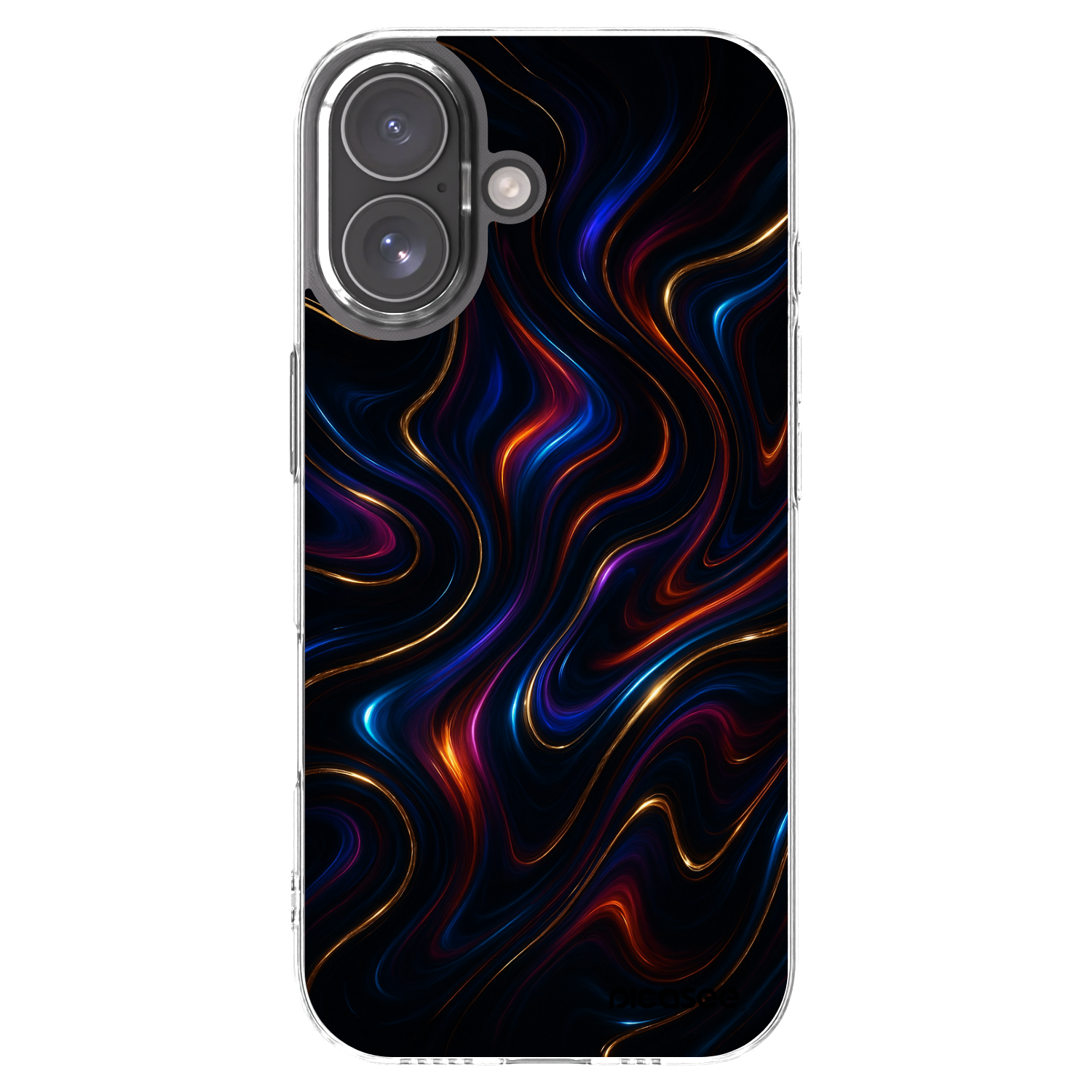Picasee átlátszó szilikon tok az alábbi mobiltelefonokra Apple iPhone 17 - Noir
