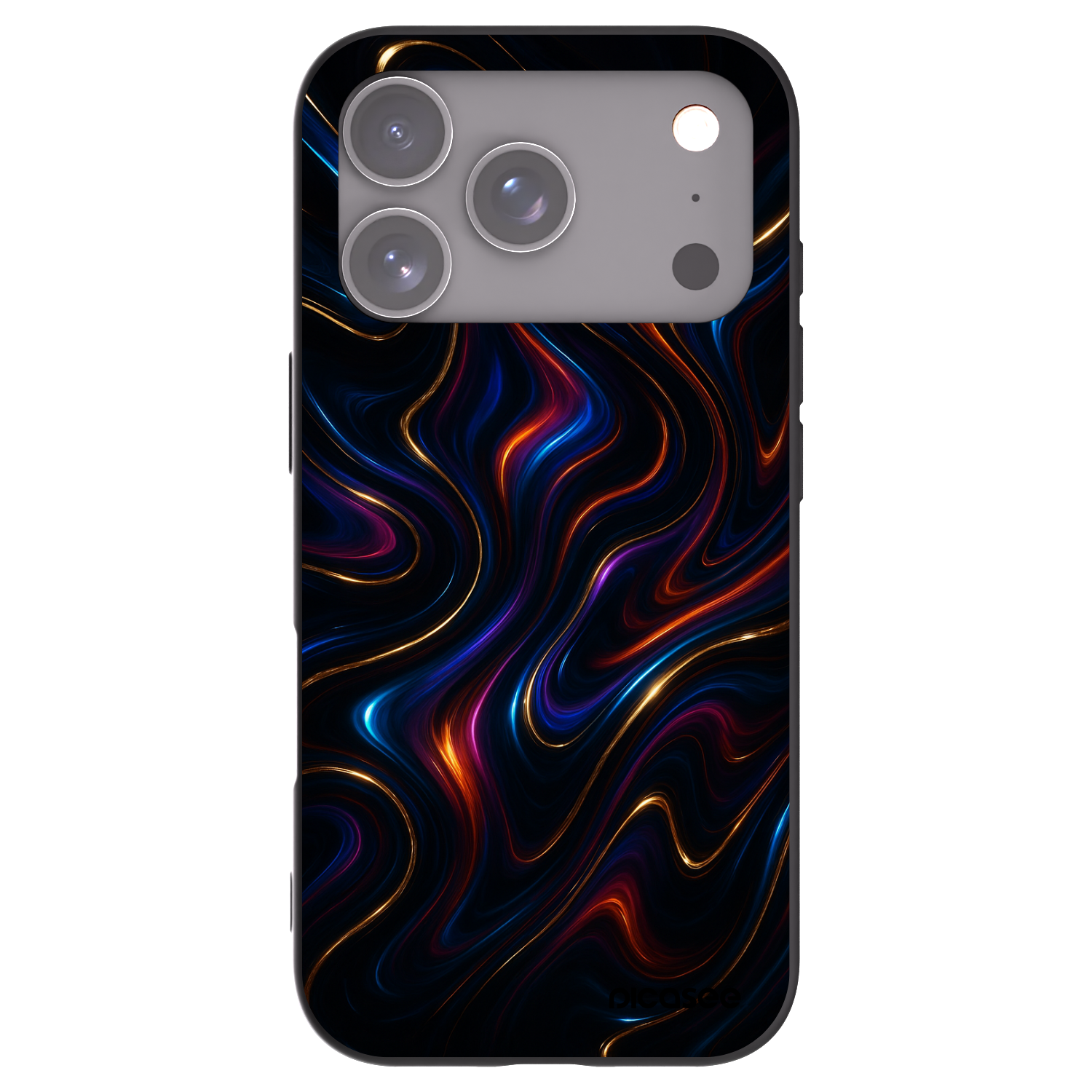 Picasee fekete szilikon tok az alábbi mobiltelefonokra Apple iPhone 17 Pro - Noir