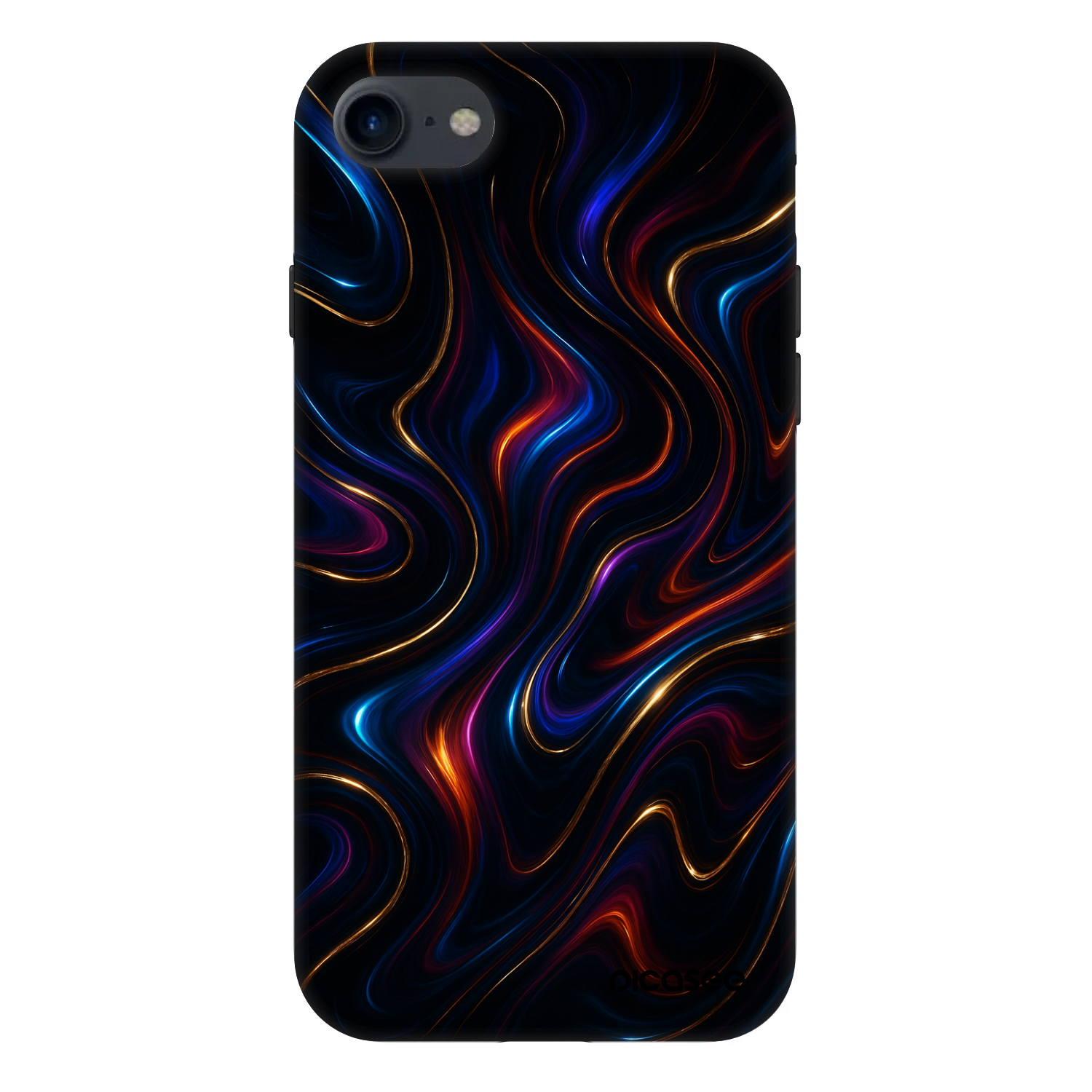 Picasee Fashion Case Apple iPhone 7 - Noir