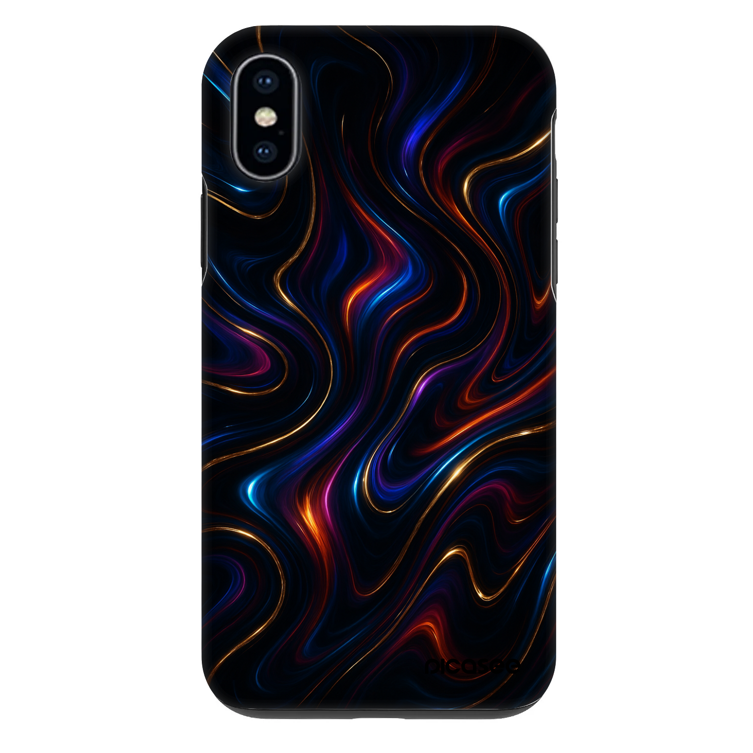 Picasee Fashion Case Apple iPhone X/XS - Noir