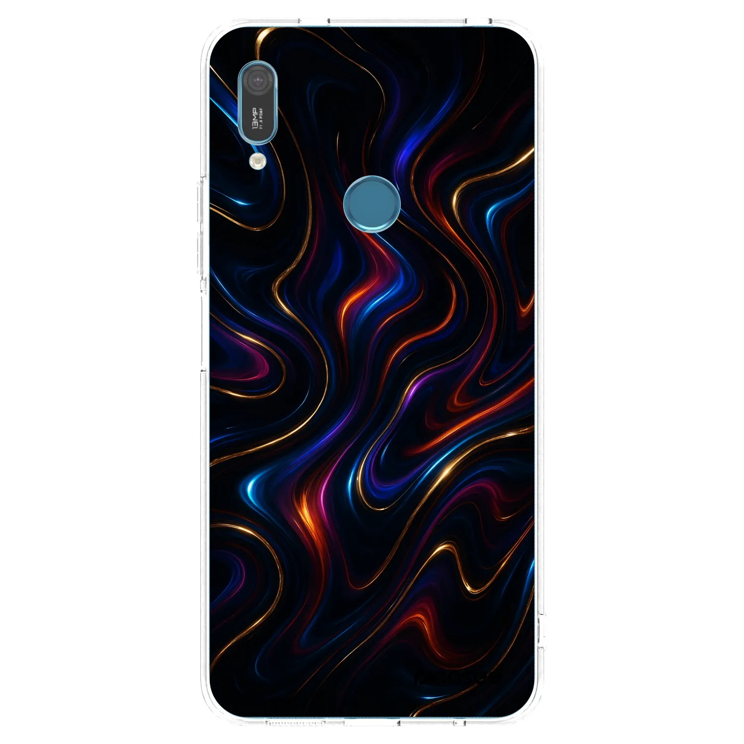 Picasee átlátszó szilikon tok az alábbi mobiltelefonokra Huawei Y6 2019 - Noir