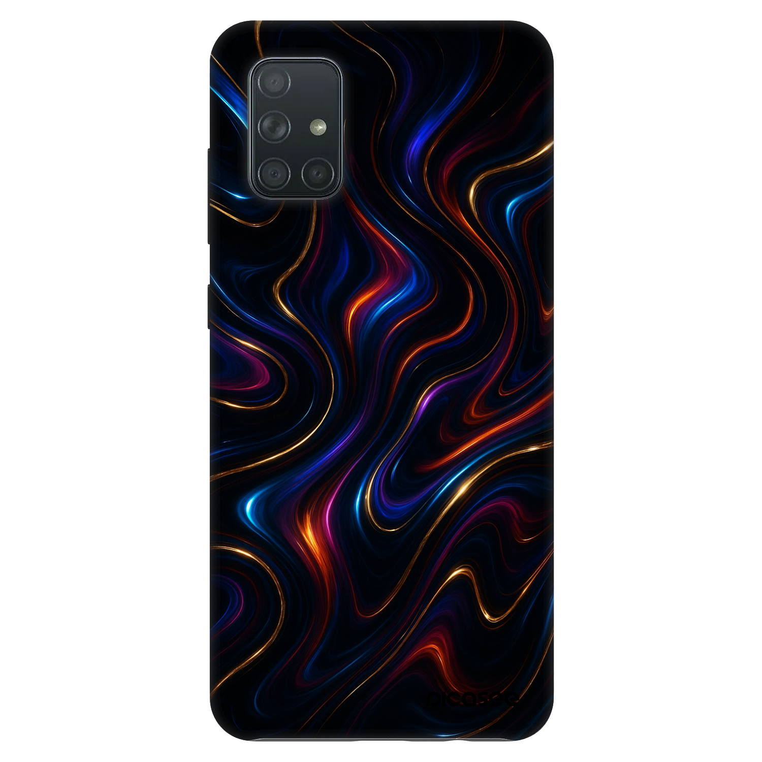 Picasee Fashion Case Samsung Galaxy A71 A715F - Noir