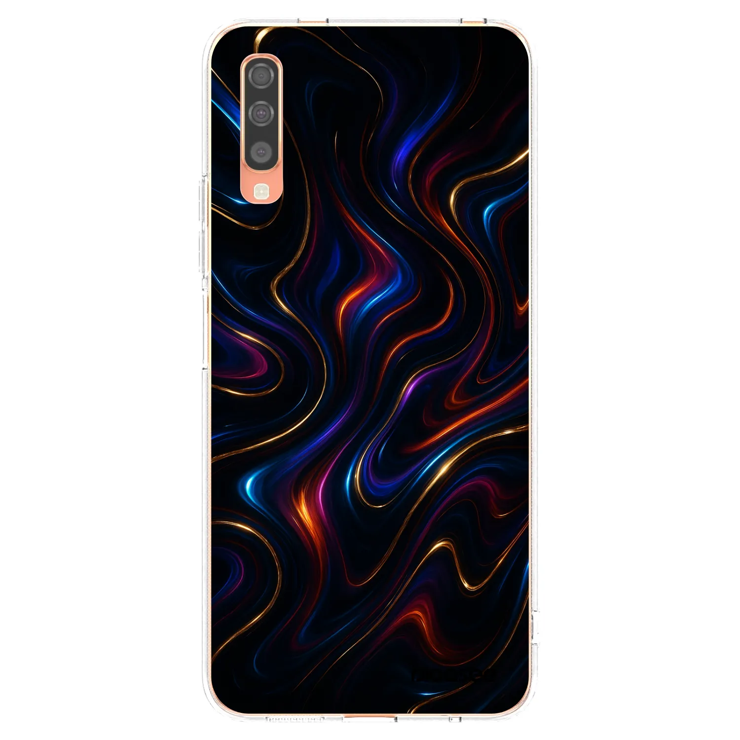 Picasee átlátszó szilikon tok az alábbi mobiltelefonokra Samsung Galaxy A70 A705F - Noir