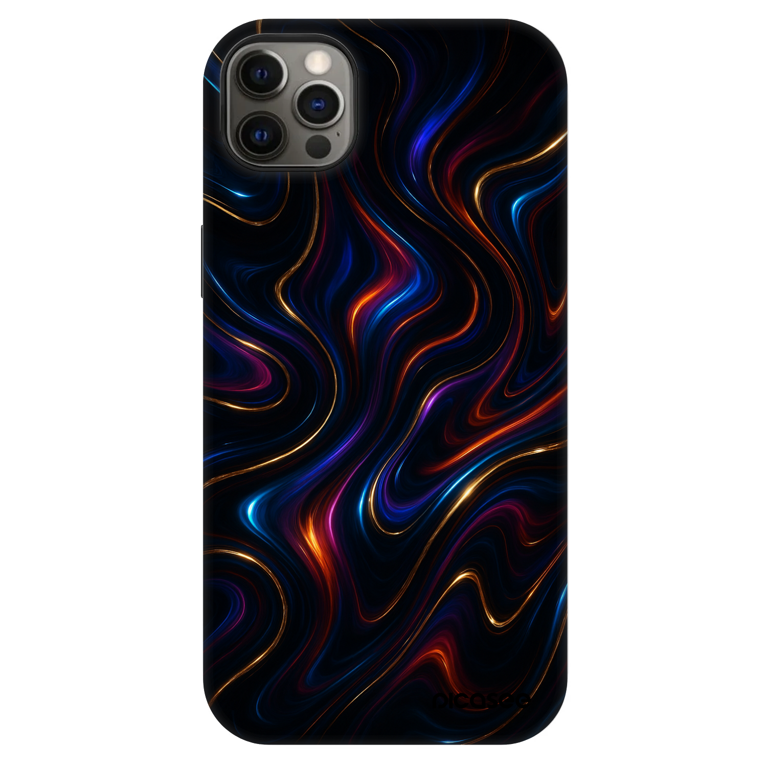 Picasee Fashion Case MagSafe Apple iPhone 12 Pro Max - Noir