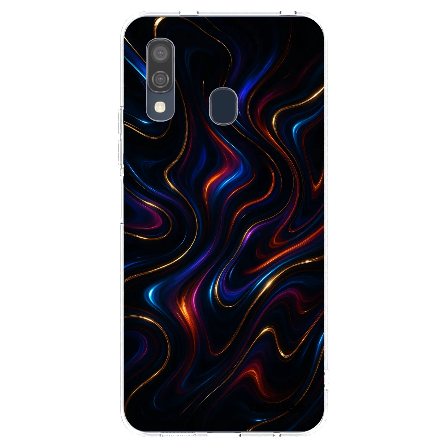 Picasee átlátszó szilikon tok az alábbi mobiltelefonokra Samsung Galaxy A40 A405F - Noir