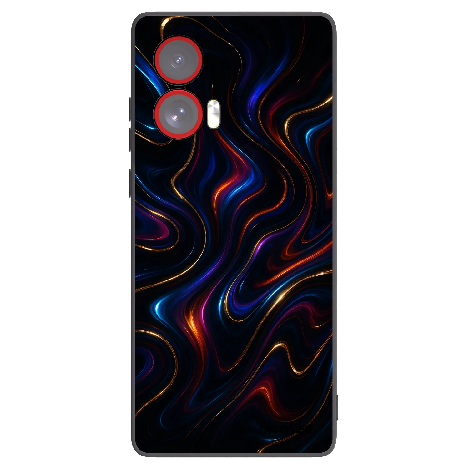 Picasee fekete szilikon tok az alábbi mobiltelefonokra Motorola Edge 50 Fusion - Noir