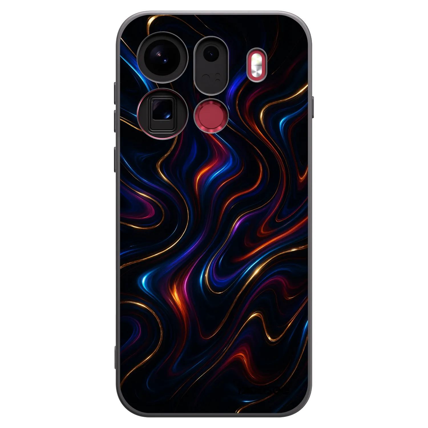 Picasee fekete szilikon tok az alábbi mobiltelefonokra OPPO Find X9 Pro - Noir