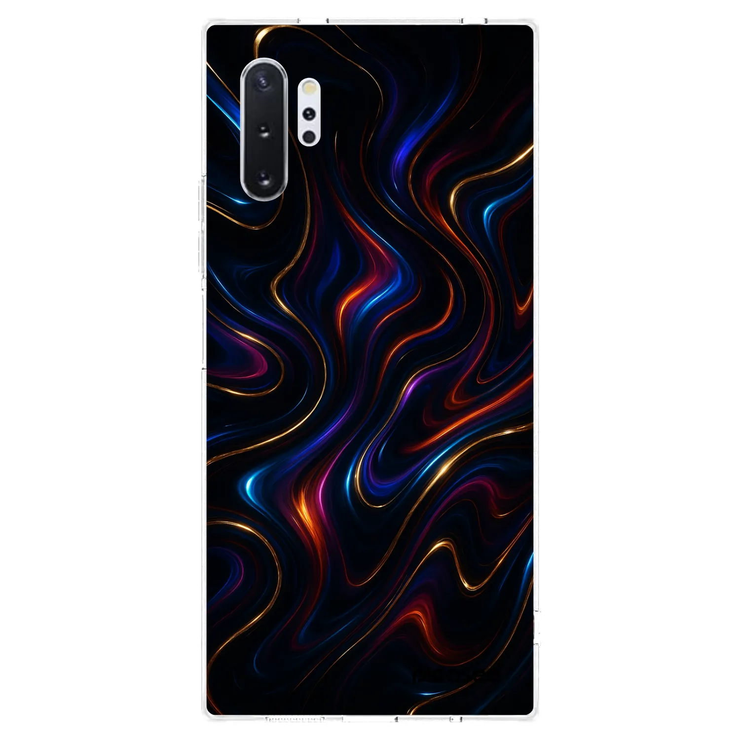Picasee átlátszó szilikon tok az alábbi mobiltelefonokra Samsung Galaxy Note 10+ N975F - Noir