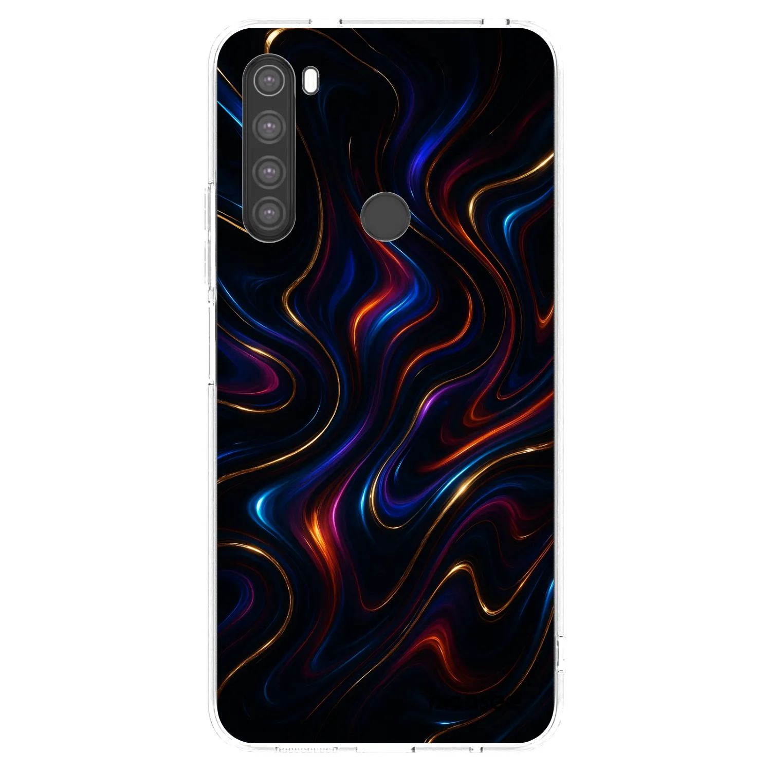Picasee átlátszó szilikon tok az alábbi mobiltelefonokra Xiaomi Redmi Note 8 - Noir