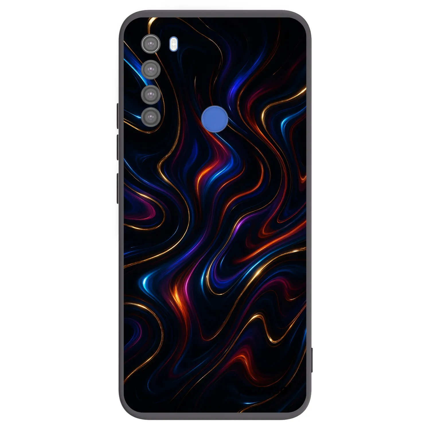 Picasee fekete szilikon tok az alábbi mobiltelefonokra Xiaomi Redmi Note 8T - Noir