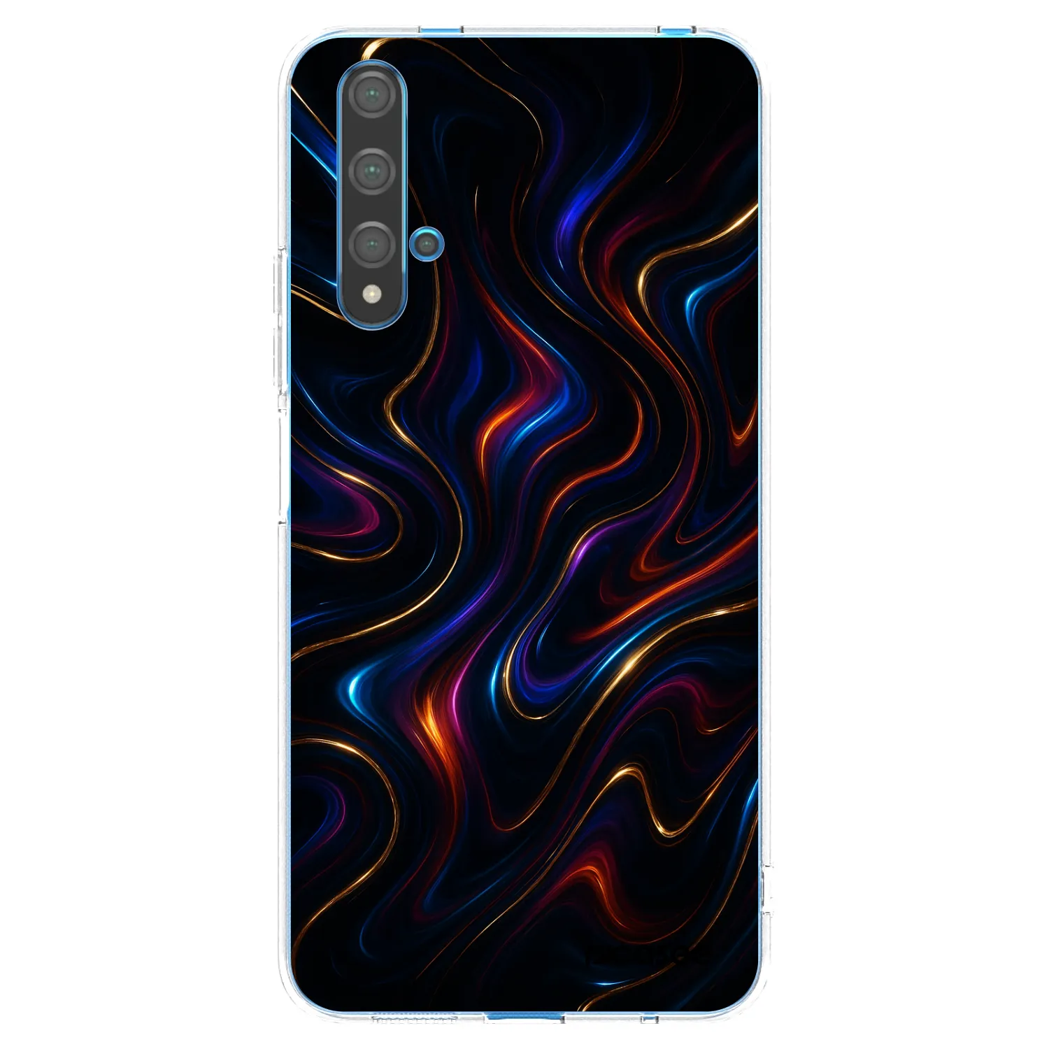 Picasee átlátszó szilikon tok az alábbi mobiltelefonokra Huawei Nova 5T - Noir