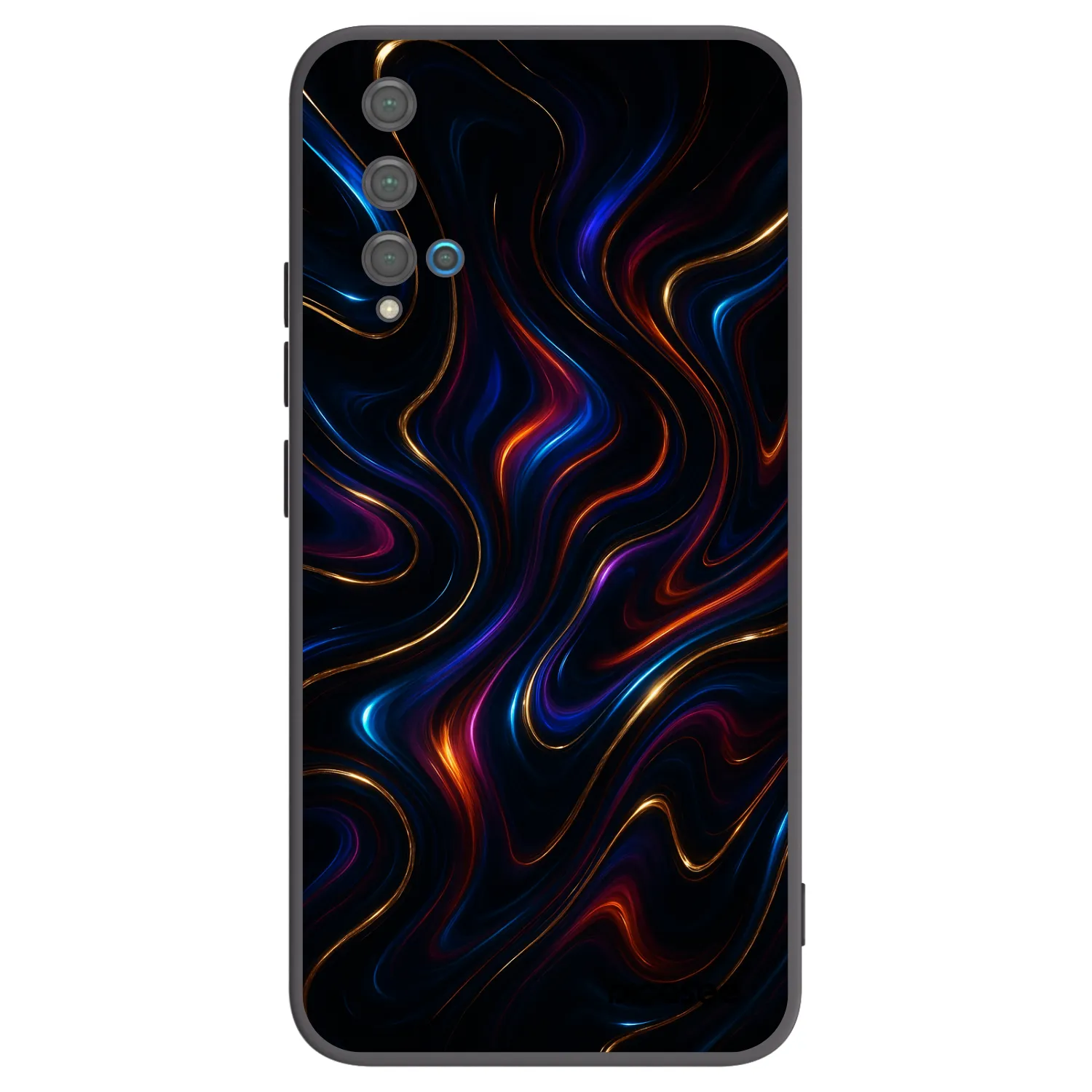 Picasee fekete szilikon tok az alábbi mobiltelefonokra Huawei Nova 5T - Noir
