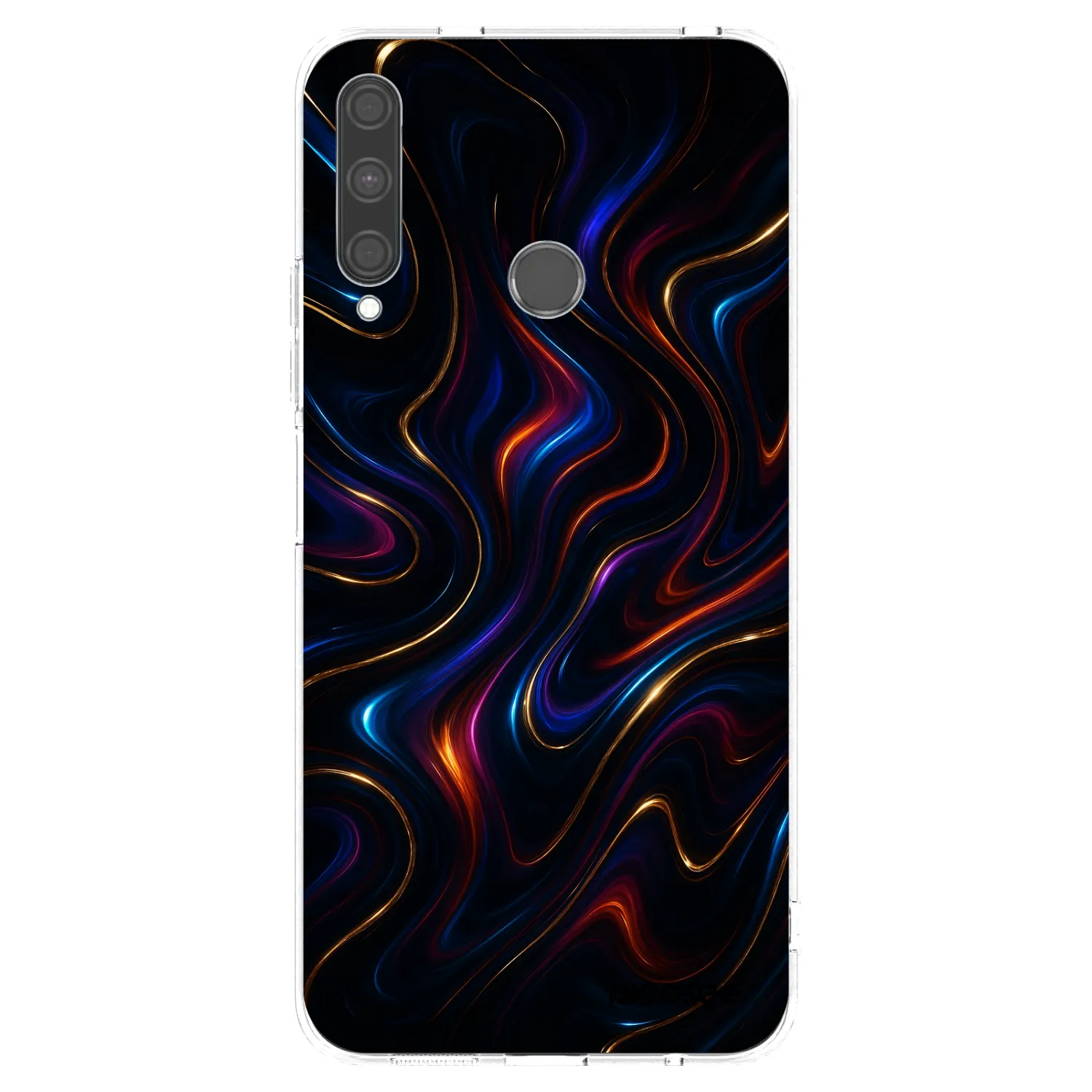 Picasee átlátszó szilikon tok az alábbi mobiltelefonokra Huawei P40 Lite E - Noir