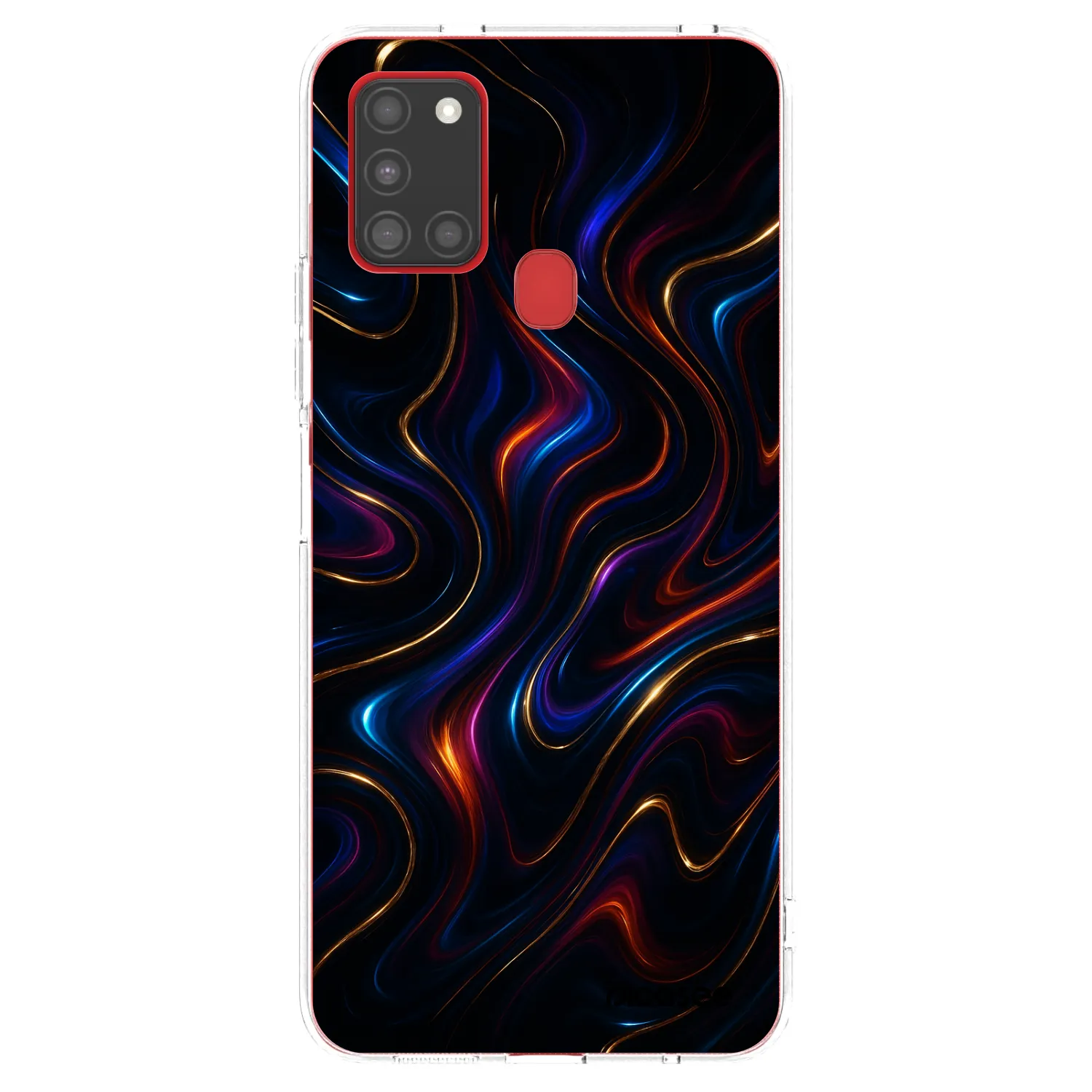 Picasee átlátszó szilikon tok az alábbi mobiltelefonokra Samsung Galaxy A21s - Noir