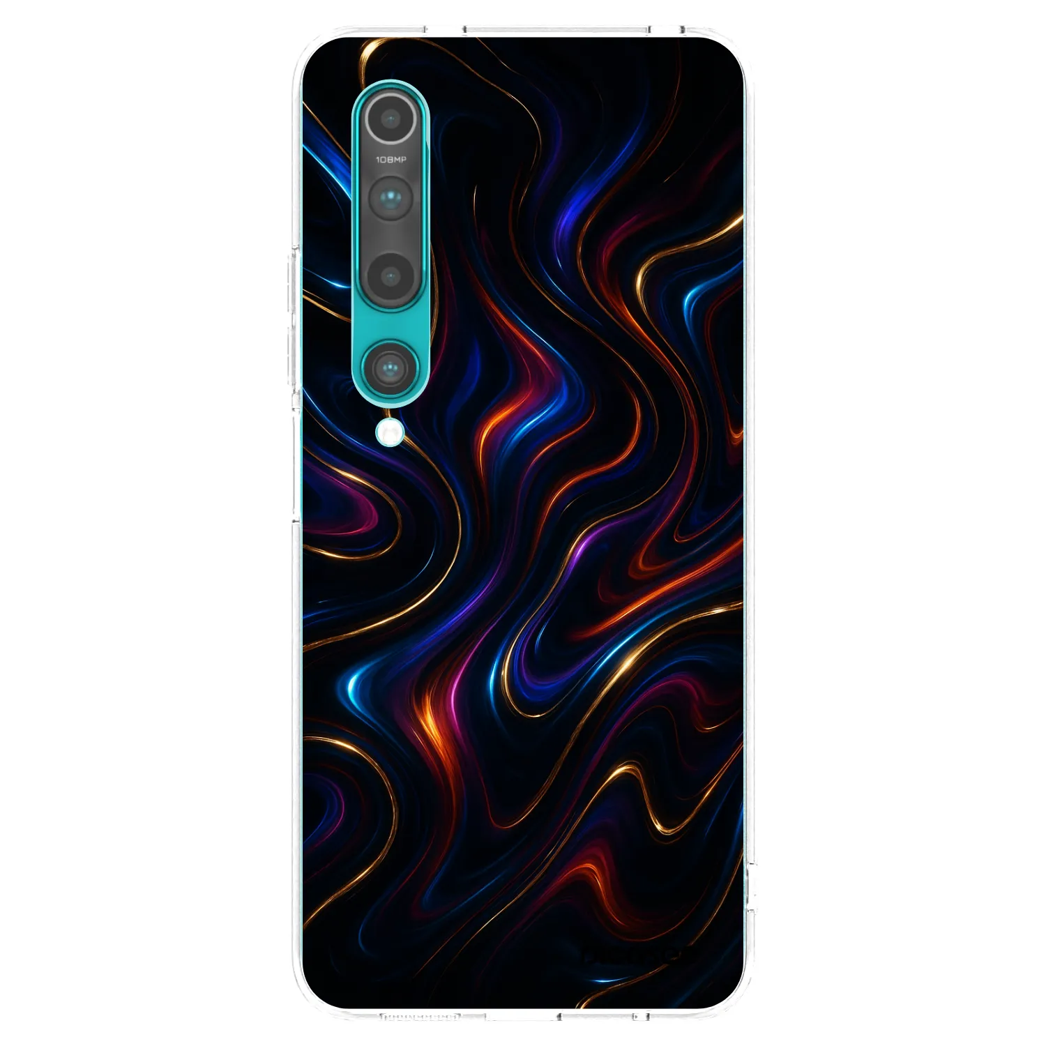 Picasee átlátszó szilikon tok az alábbi mobiltelefonokra Xiaomi Mi 10 - Noir