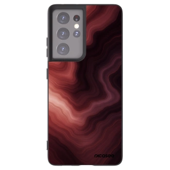 Picasee fekete szilikon tok az alábbi mobiltelefonokra Samsung Galaxy S21 Ultra 5G G998B - Rouge