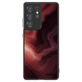 Szilikon tok erre a típusra Samsung Galaxy S21 Ultra 5G G998B - Rouge