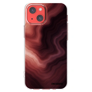Picasee átlátszó szilikon tok az alábbi mobiltelefonokra Apple iPhone 13 mini - Rouge