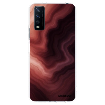 Picasee átlátszó szilikon tok az alábbi mobiltelefonokra Vivo Y11s - Rouge