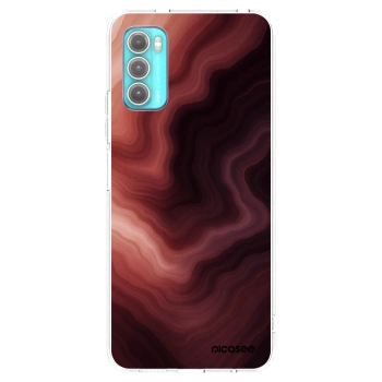 Picasee átlátszó szilikon tok az alábbi mobiltelefonokra Motorola Moto G60 - Rouge