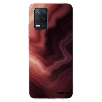 Picasee átlátszó szilikon tok az alábbi mobiltelefonokra Realme 8 5G - Rouge