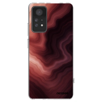 Picasee átlátszó szilikon tok az alábbi mobiltelefonokra Xiaomi Redmi Note 11 Pro 5G - Rouge