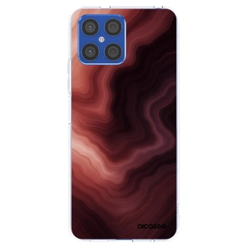 Picasee átlátszó szilikon tok az alábbi mobiltelefonokra Honor X8 4G - Rouge