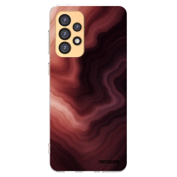 Picasee átlátszó szilikon tok az alábbi mobiltelefonokra Samsung Galaxy A33 5G A336 - Rouge