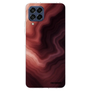Picasee átlátszó szilikon tok az alábbi mobiltelefonokra Samsung Galaxy M53 5G - Rouge