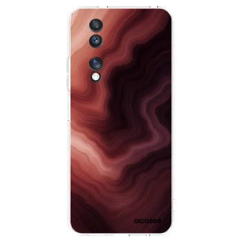 Picasee átlátszó szilikon tok az alábbi mobiltelefonokra Honor 70 - Rouge
