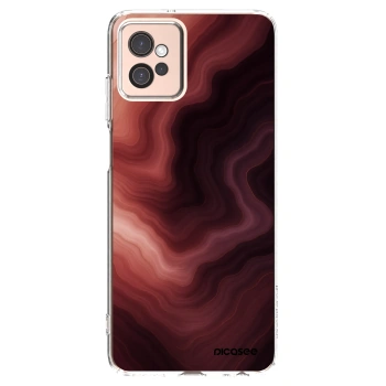Picasee átlátszó szilikon tok az alábbi mobiltelefonokra Motorola Moto G32 - Rouge