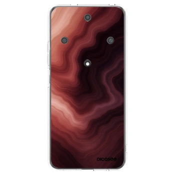Picasee átlátszó szilikon tok az alábbi mobiltelefonokra Honor Magic5 Lite 5G - Rouge