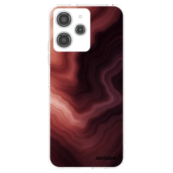 Picasee átlátszó szilikon tok az alábbi mobiltelefonokra Xiaomi Redmi 12 4G - Rouge