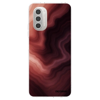 Picasee átlátszó szilikon tok az alábbi mobiltelefonokra Motorola Moto G51 - Rouge