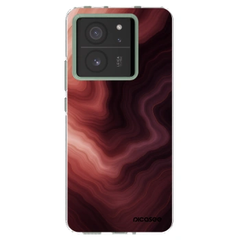 Picasee átlátszó szilikon tok az alábbi mobiltelefonokra Xiaomi 13T Pro - Rouge