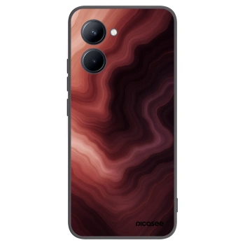 Picasee fekete szilikon tok az alábbi mobiltelefonokra Realme C33 (2023) - Rouge