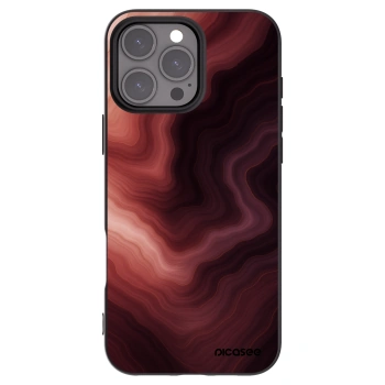 Picasee fekete szilikon tok az alábbi mobiltelefonokra Apple iPhone 16 Pro Max - Rouge