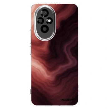 Picasee átlátszó szilikon tok az alábbi mobiltelefonokra Honor 200 5G - Rouge