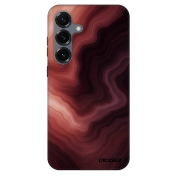 Szilikon tok erre a típusra Samsung Galaxy S25 5G - Rouge